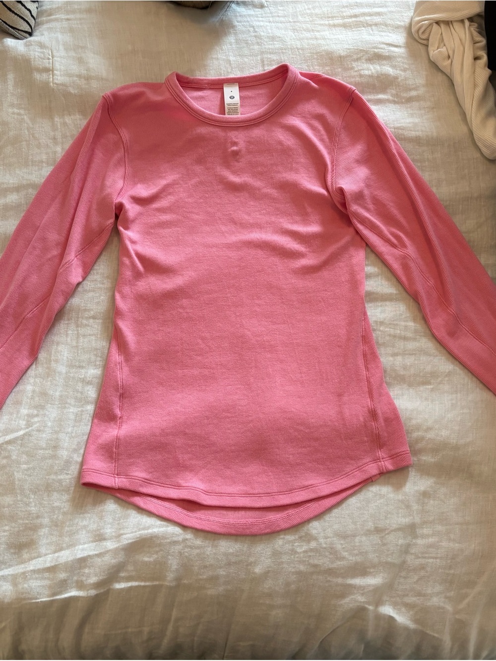 Lululemon Candy Cloud Pink Hold Tight Long Sleeve Top